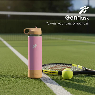 GenFlask Insulated Water Bottle 27oz — Tropical Peach
