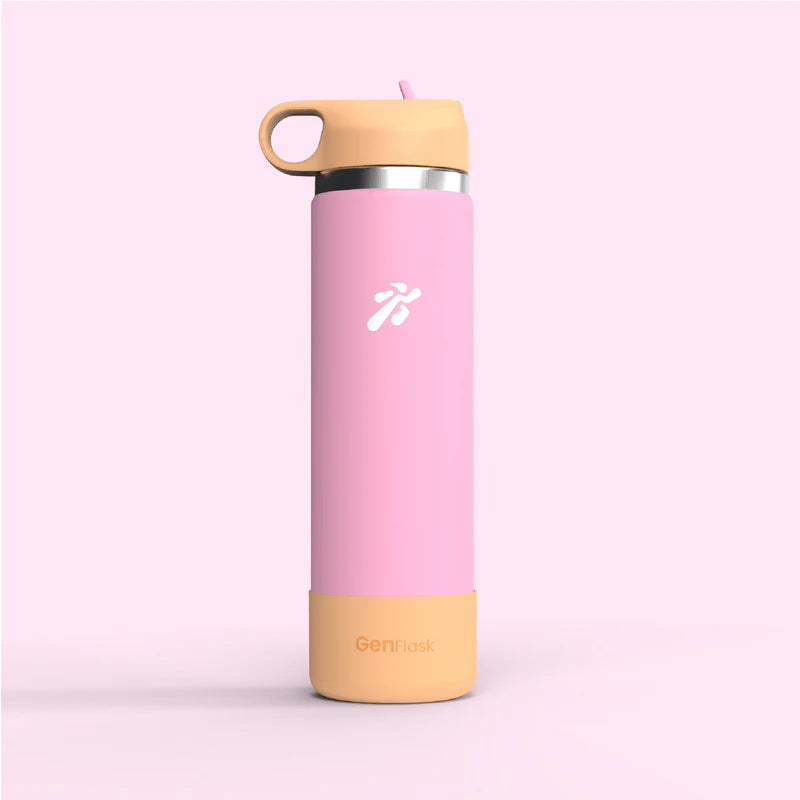 GenFlask Insulated Water Bottle 27oz — Tropical Peach