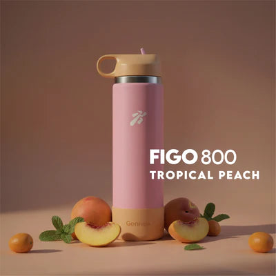 GenFlask Insulated Water Bottle 27oz — Tropical Peach